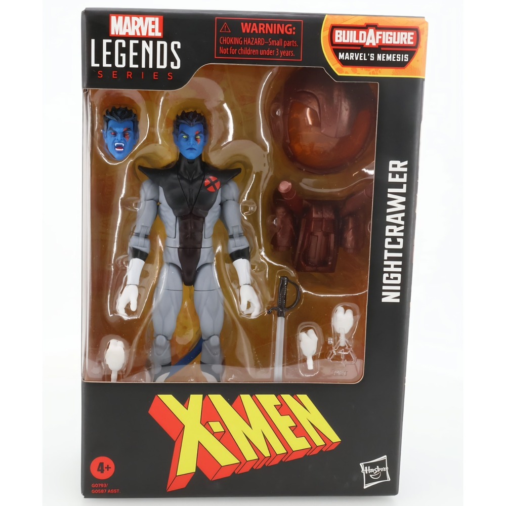 Hasbro Marvel Legends Nightcrawler X-Force 6" X-Men Nemesis BAF Figure